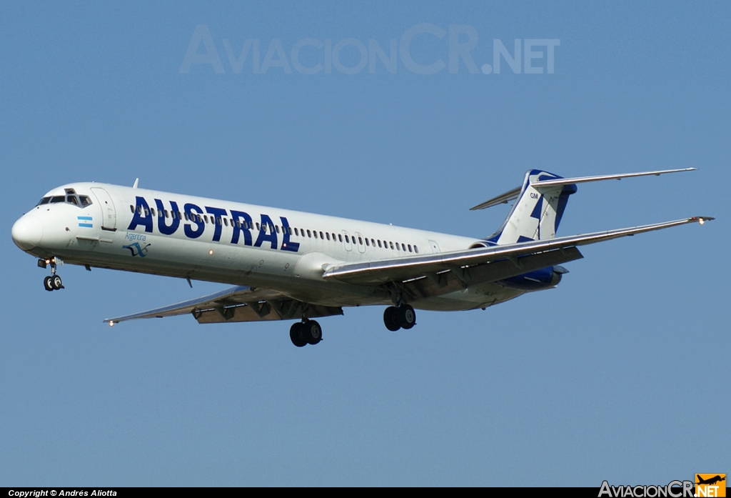 LV-WGM - McDonnell Douglas MD-83 (DC-9-83) - Austral Líneas Aéreas