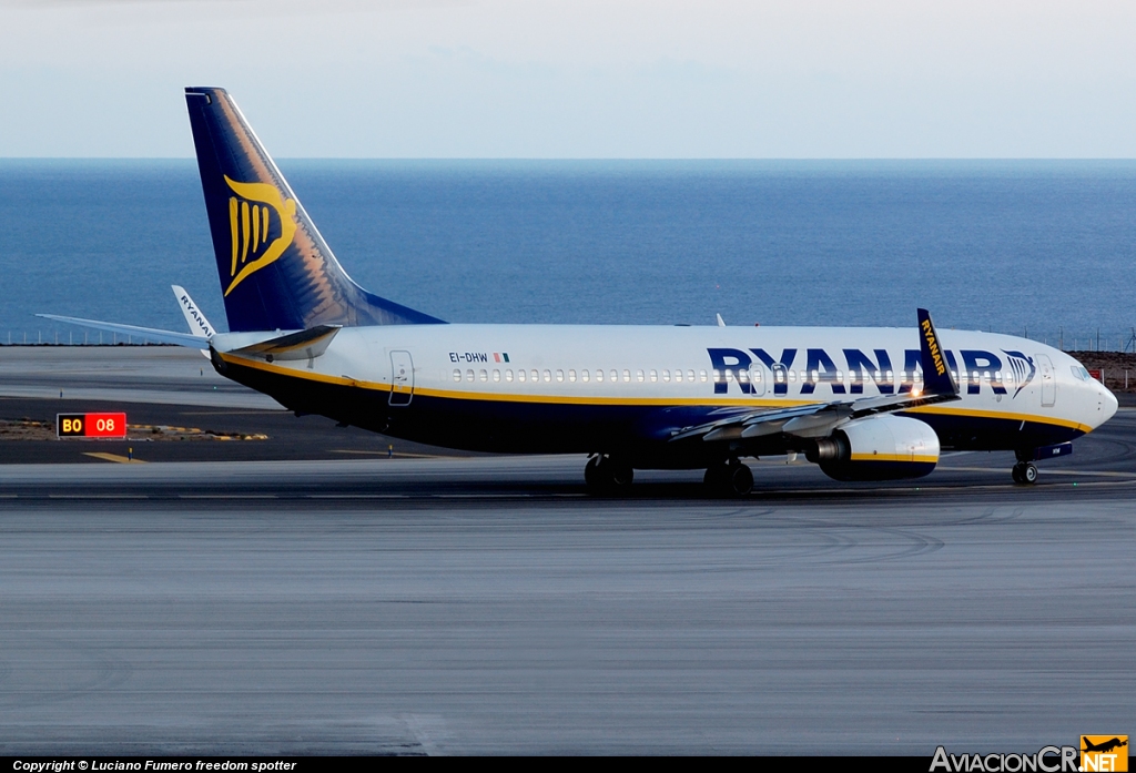 EI-DHW - Boeing 737-8AS - Ryanair