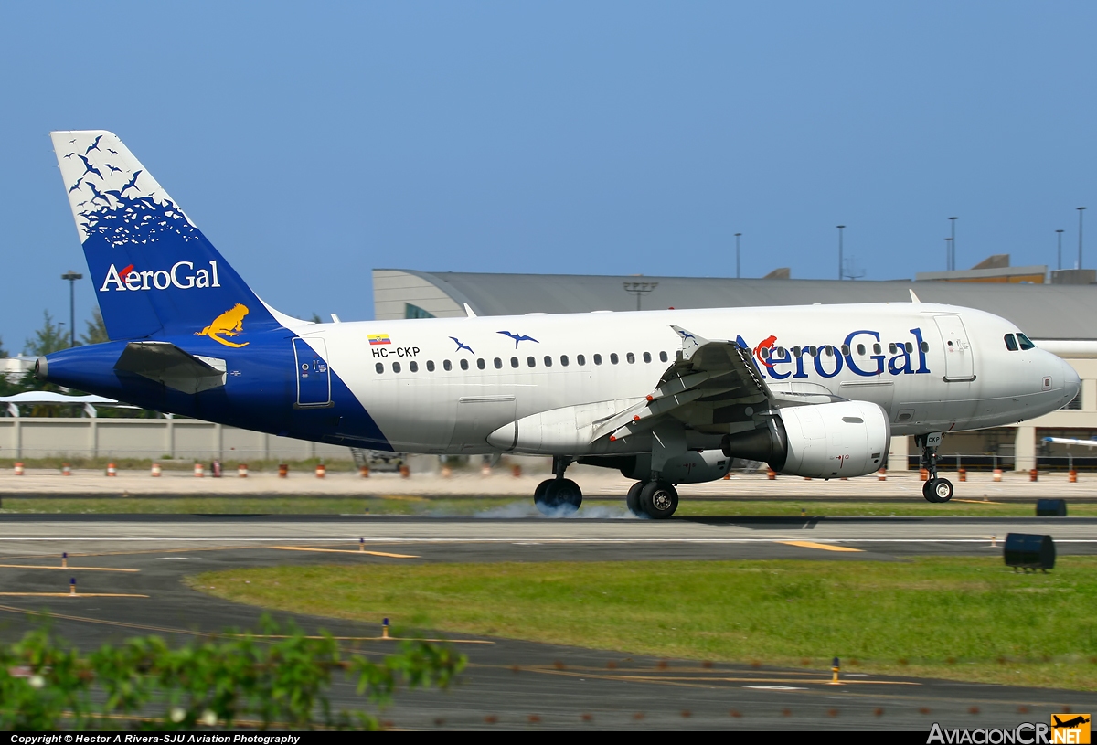 HC-CKP - Airbus A319-112 - AeroGal Aerolíneas Galápagos