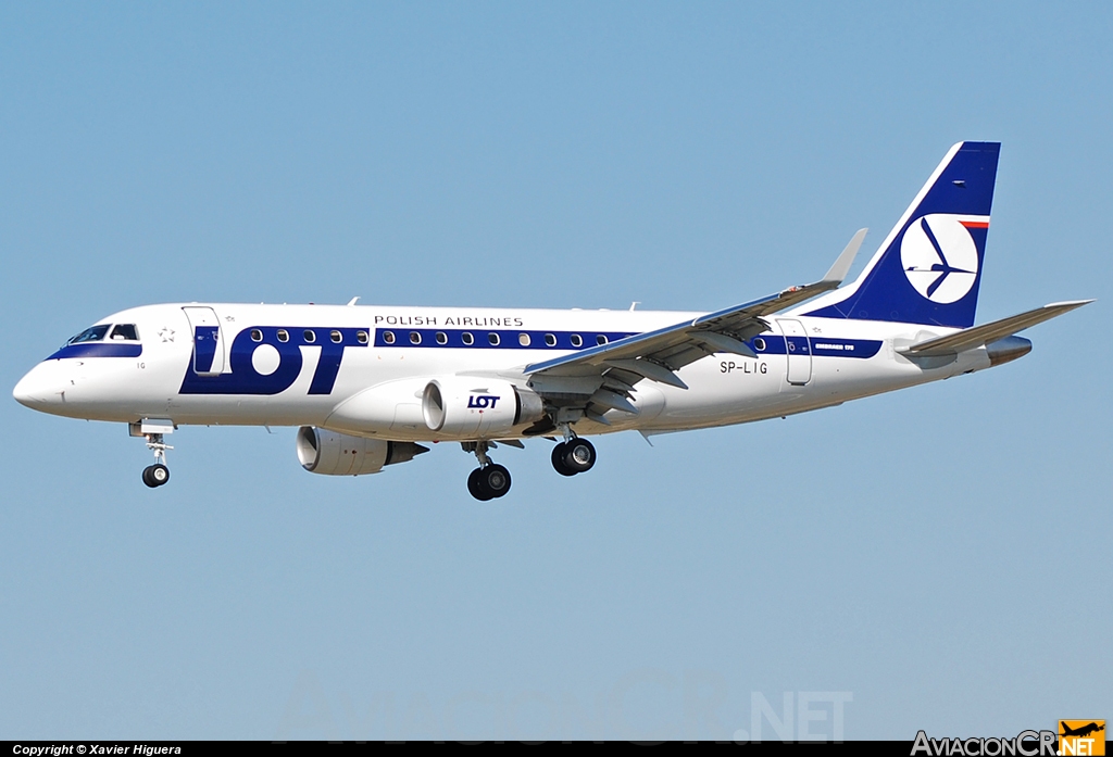 SP-LIG - Embraer ERJ-170-200LR 175LR - LOT Polish Airlines