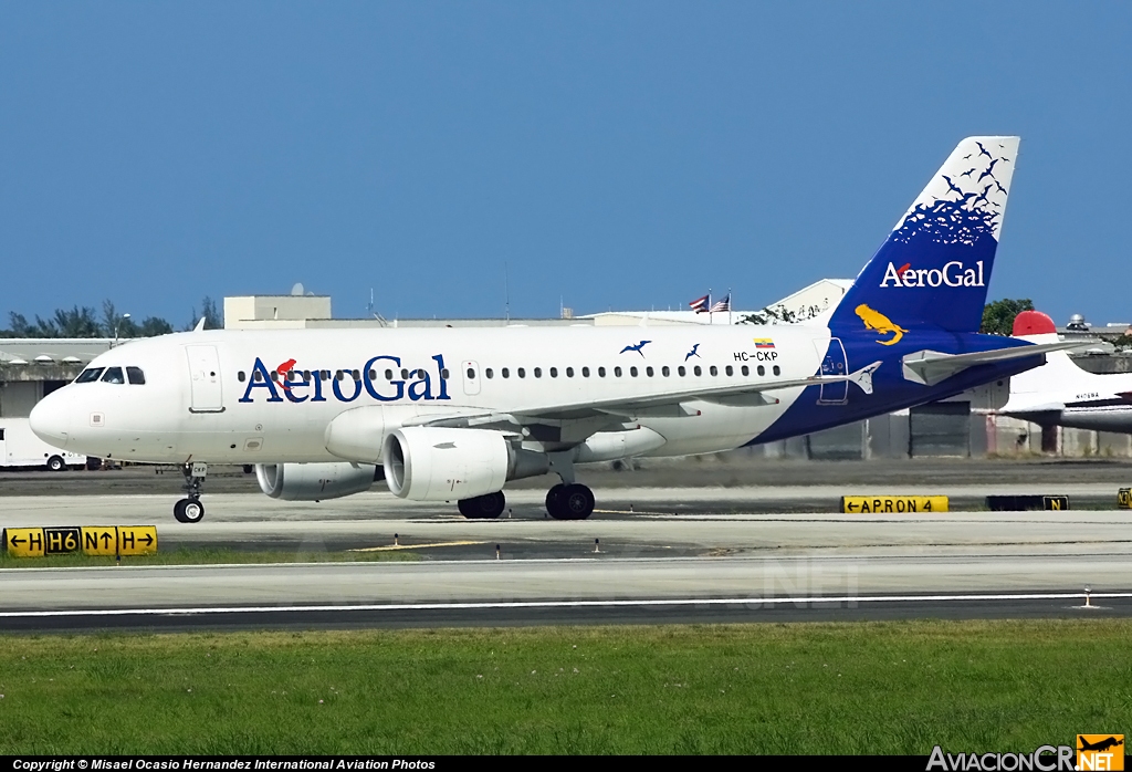 HC-CKP - Airbus A319-112 - AeroGal Aerolíneas Galápagos