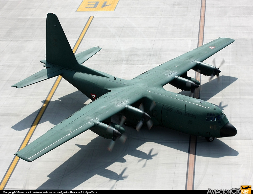 3612 - Lockheed C-130E Hercules (L-382) - Fuerza Aerea Mexicana FAM