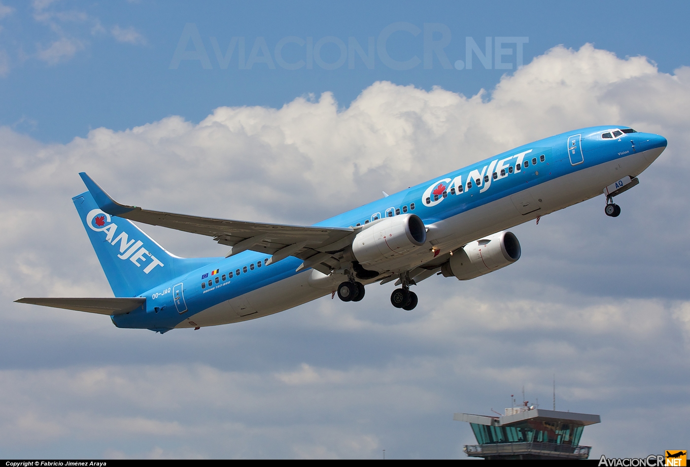 OO-JAQ - Boeing 737-8K5 - Canjet