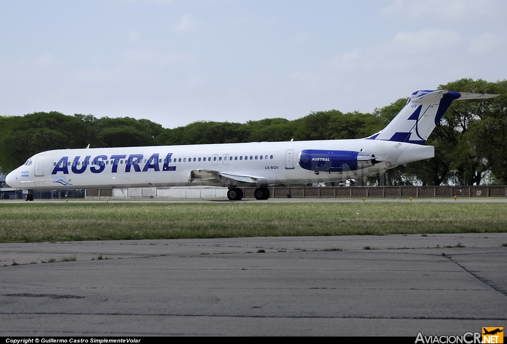 LV-BGV - McDonnell Douglas MD-83 (DC-9-83) - Aerolineas Argentinas (Austral Lineas Aereas)