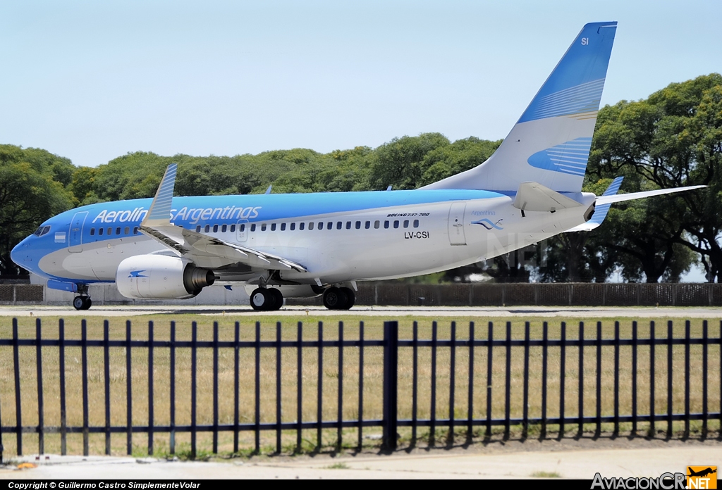 LV-CSI - Boeing 737-7Q8 - Aerolineas Argentinas