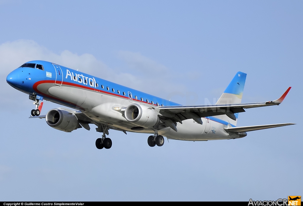 LV-CDY - Embraer 190-100IGW - Austral Líneas Aéreas