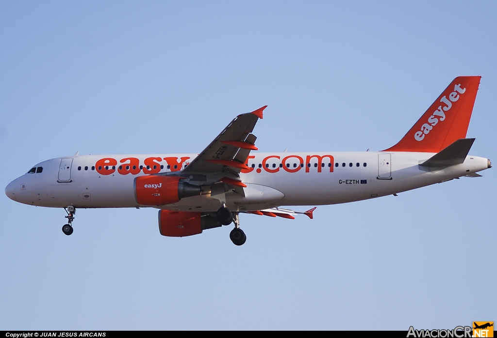 G-EZTH - Airbus A320-214 - EasyJet Airline
