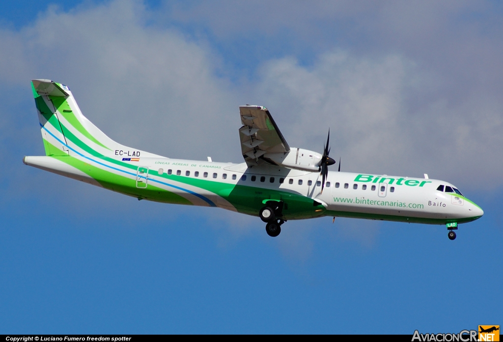 EC-LAD - ATR 72-212A - Binter Canarias