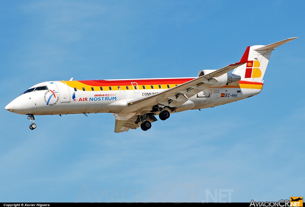 EC-HHI - Bombardier CRJ-200ER - Air Nostrum (Iberia Regional)