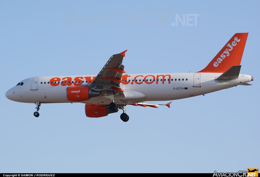 G-EZTH - Airbus A320-214 - EasyJet Airline