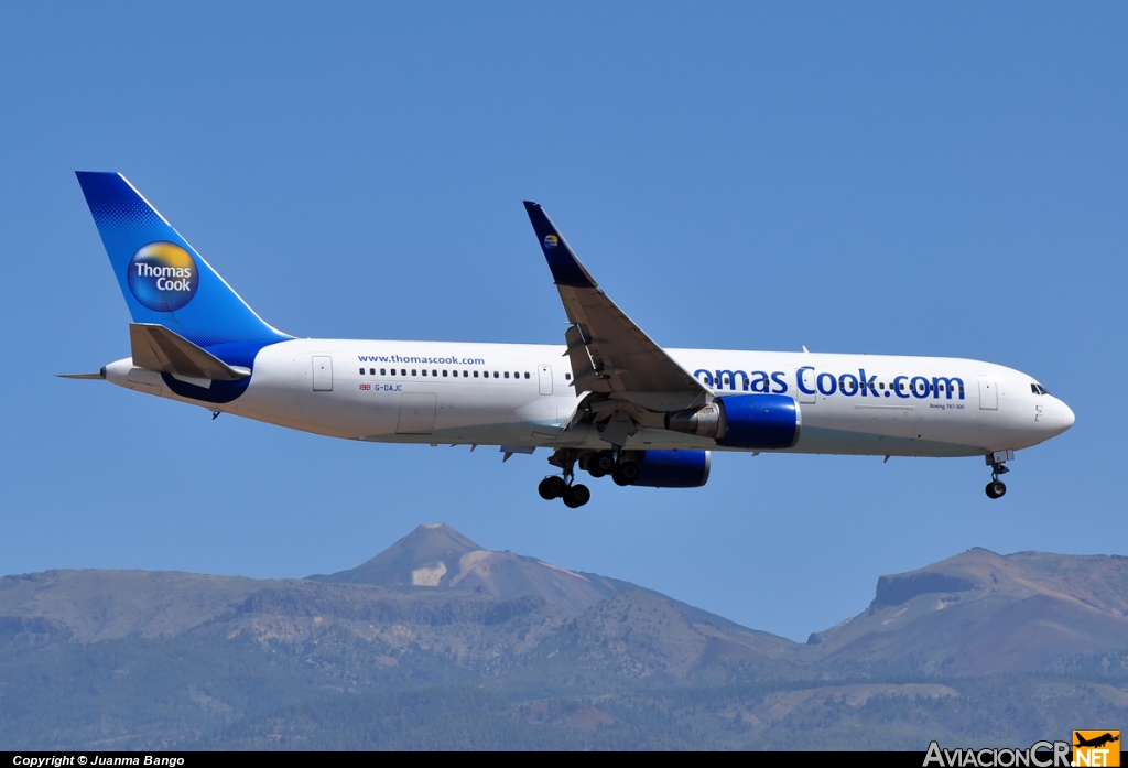 G-DAJC - Boeing 767-31K/ER - Thomas Cook Airlines