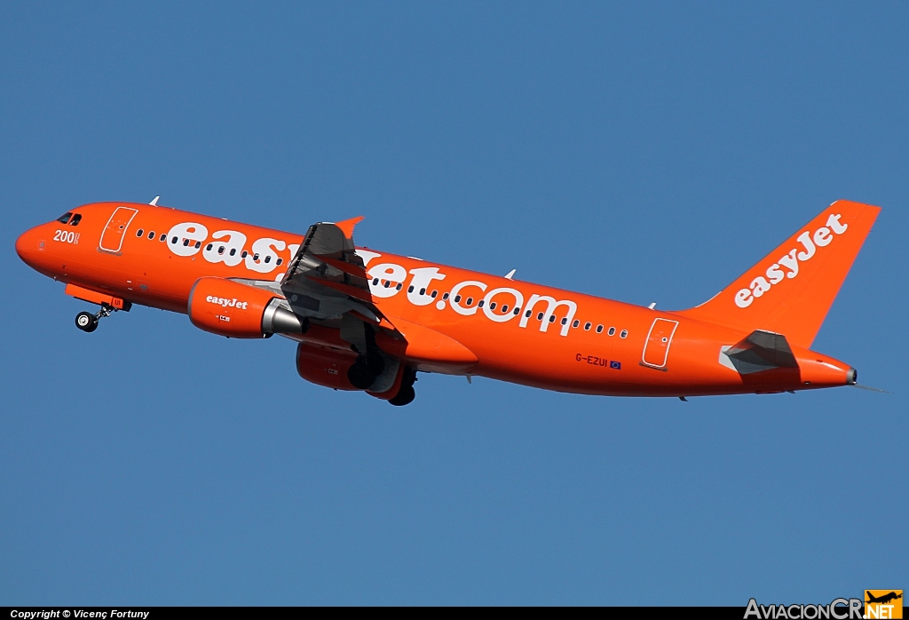 G-EZUI - Airbus A320-214 - EasyJet Airline