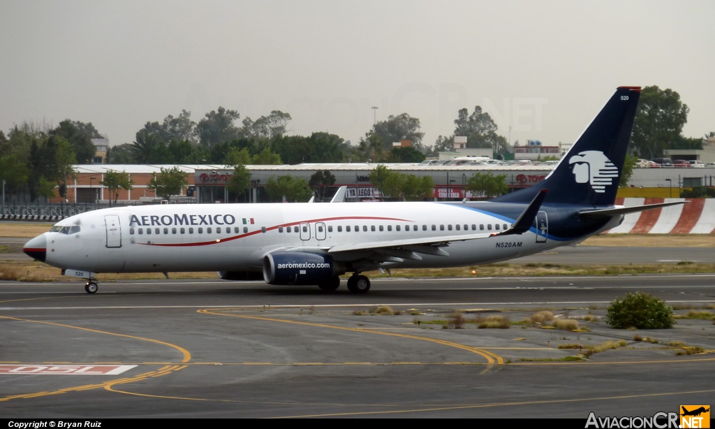 N520AM - Boeing 737-81Q - Aeromexico