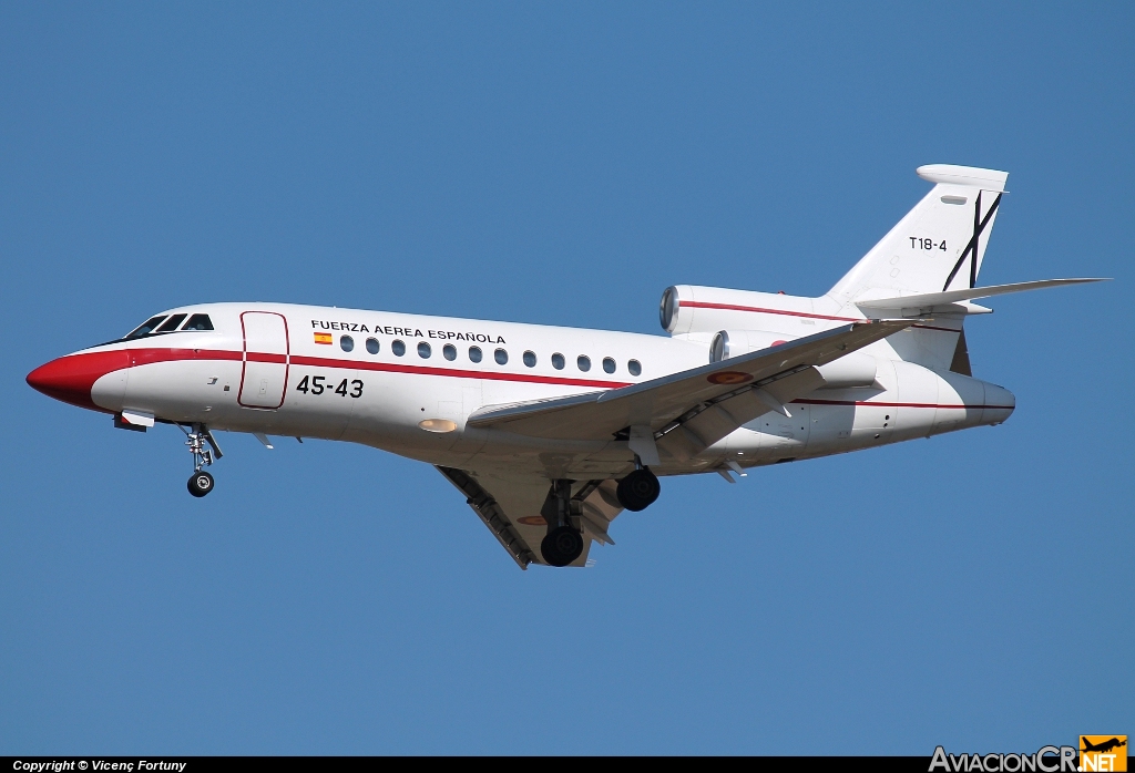 T.18-4 / 4 - Dassault Falcon 900B - Fuerza Aérea de España