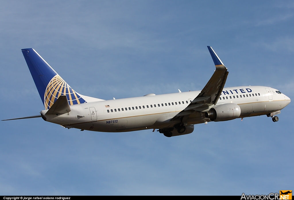 N87512 - Boeing 737-824 - United Airlines (Continental Airlines)