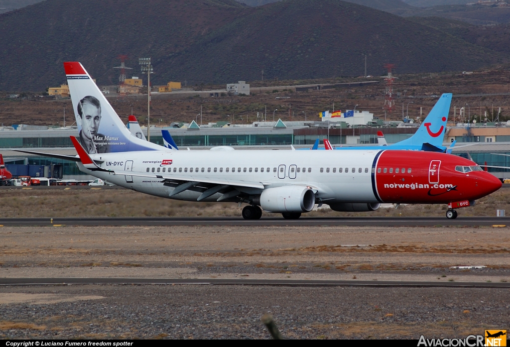 LN-DYC - Boeing 737-8JP - Norwegian Air Shuttle