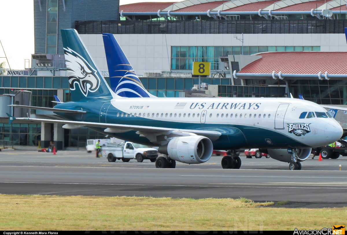 N709UW - Airbus A319-112 - US Airways