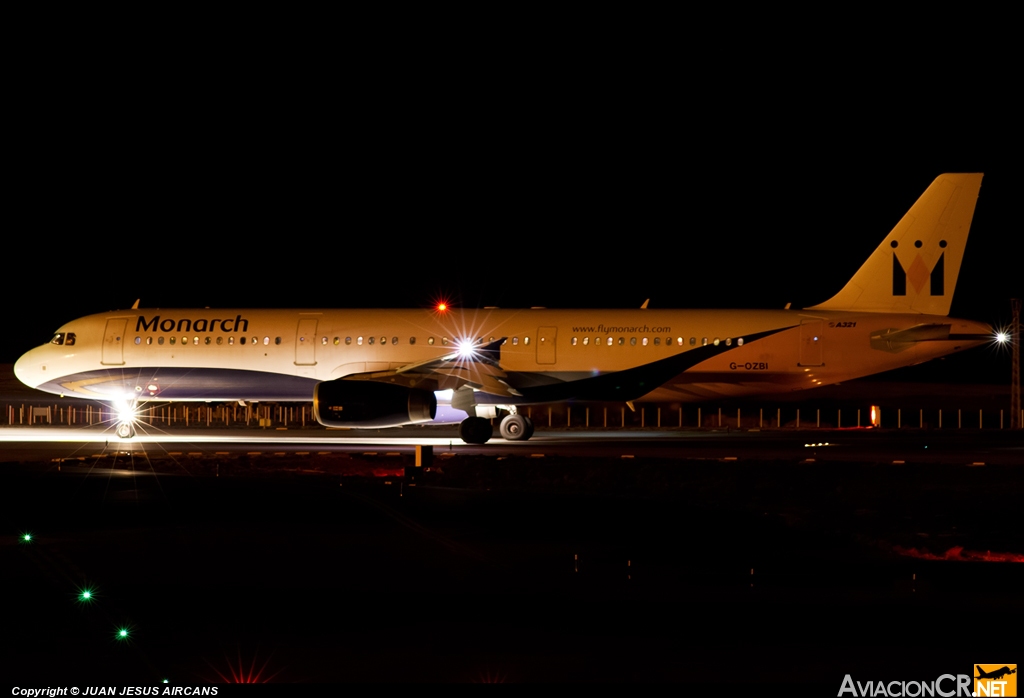 G-OZBI - Airbus A321-231 - Monarch Airlines