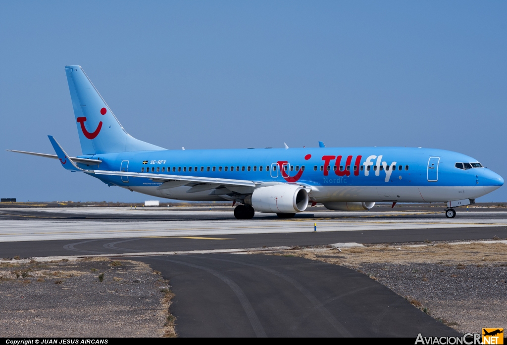 SE-RFV - Boeing	737-86N - TUIfly Nordic
