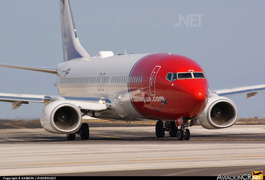 LN-DYQ - Boeing 737-8JP - Norwegian Air Shuttle