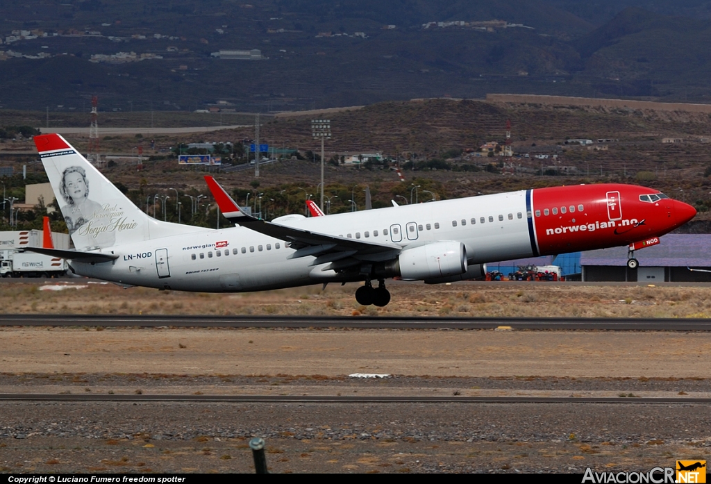 LN-NOD - Boeing 737-8Q8 - Norwegian Air Shuttle