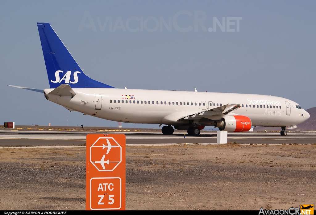 LN-RRT - Boeing 737-883 - Scandinavian Airlines - SAS