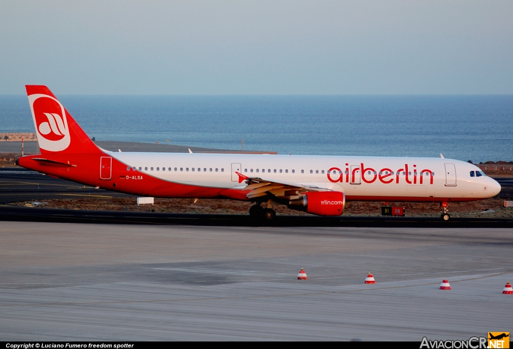 D-ALSA - Airbus A321-211 - Air Berlin