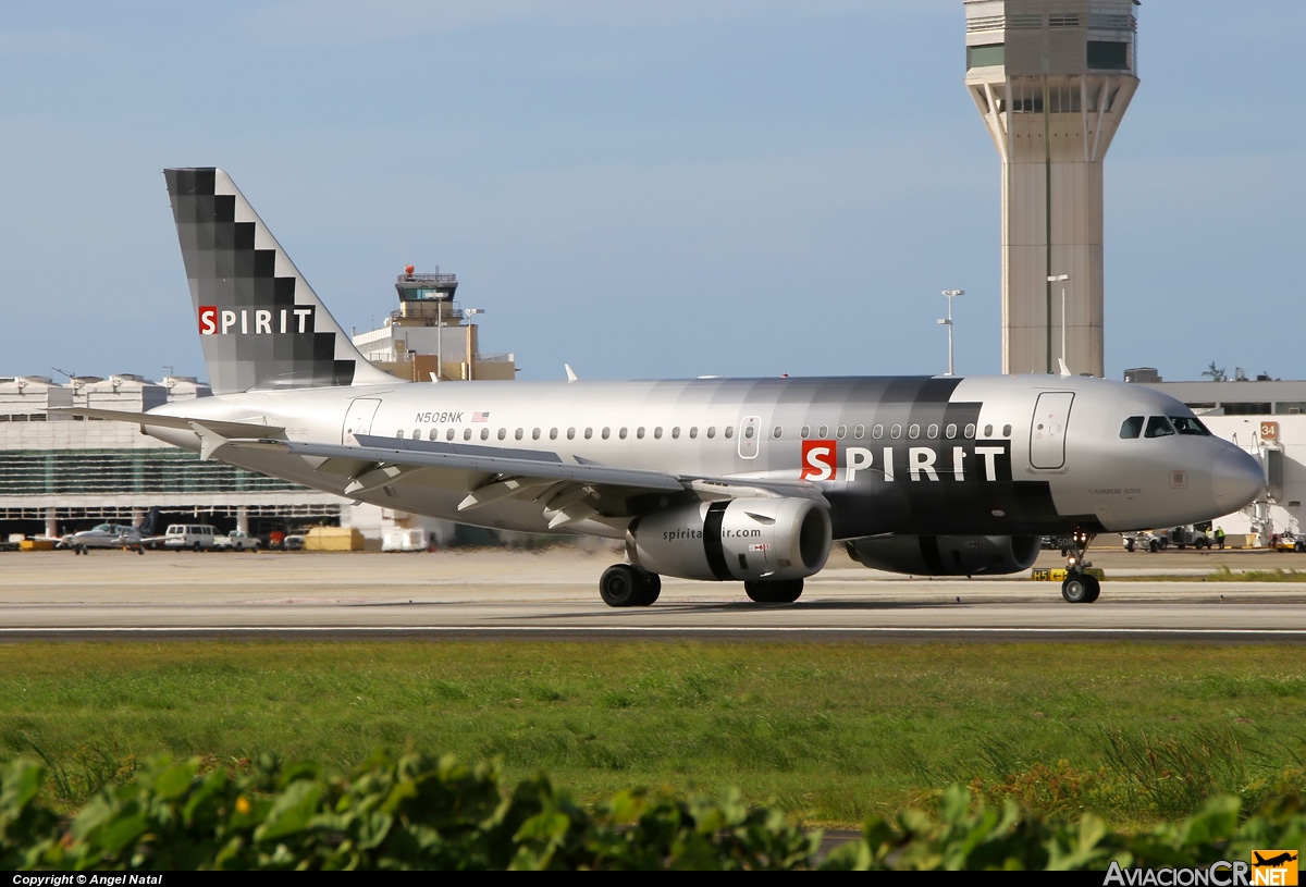 N508NK - Airbus A319-132 - Spirit Airlines