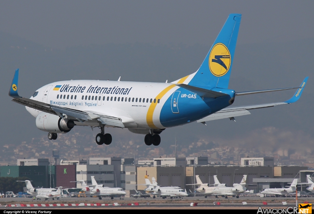 UR-GAS - Boeing 737-528 - Adria Airways (Ukraine International Airlines)