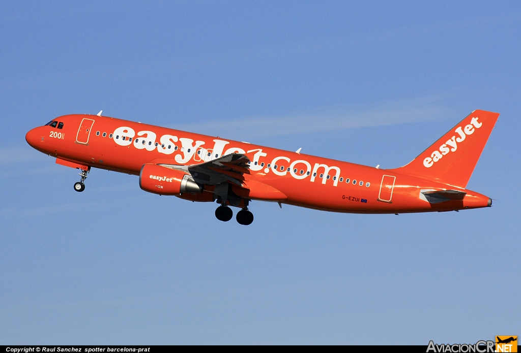 G-EZUI - Airbus A320-214 - EasyJet Airline