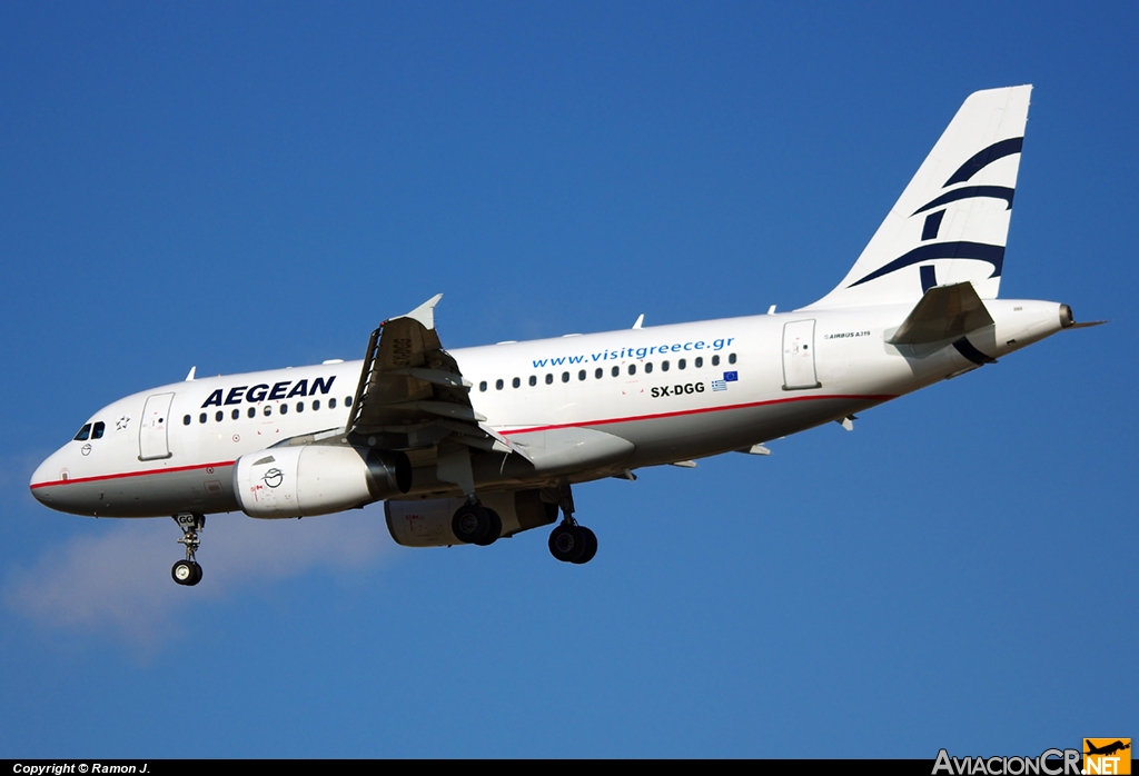 SX-DGG - Airbus A319-132LR - Aegean Airlines