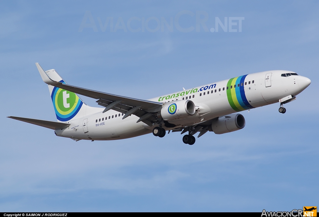 PH-HSE - Boeing 737-8K2 - Transavia Airlines