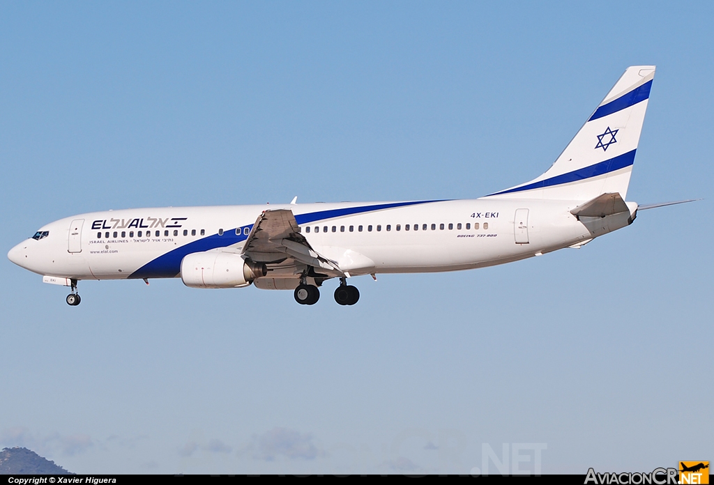 4X-EKI - Boeing 737-86N - El Al Israel Airlines