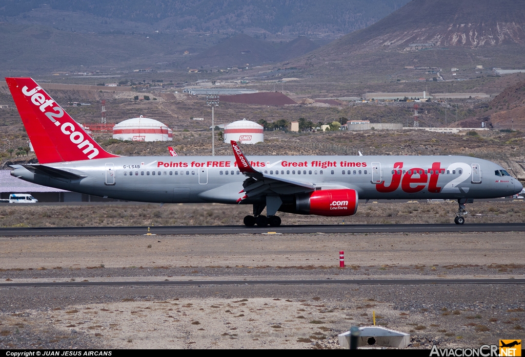 G-LSAB - Boeing 757-27B - Jet2 (Channel Express)