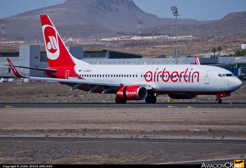 D-ABKM - Boeing 737-86J - Air Berlin