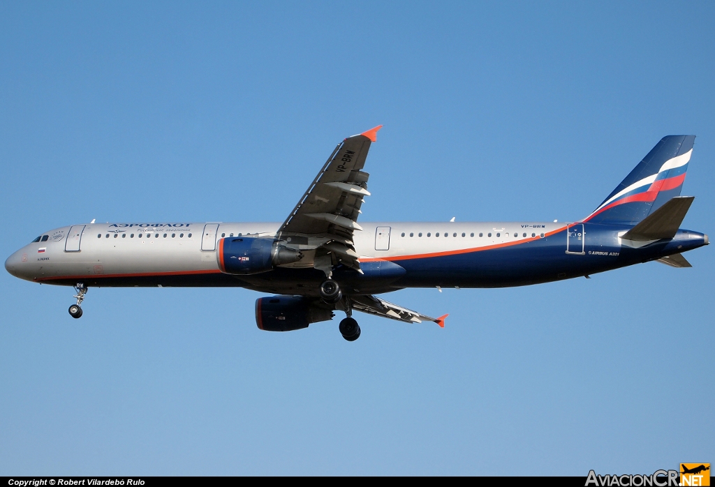 VP-BRW - Airbus A321-211 - Aeroflot