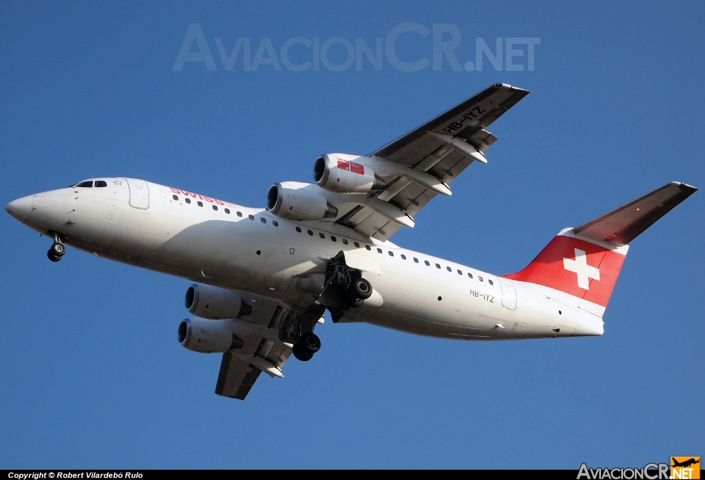 HB-IYZ - British Aerospace Avro 146-RJ100 - Swiss European Airlines