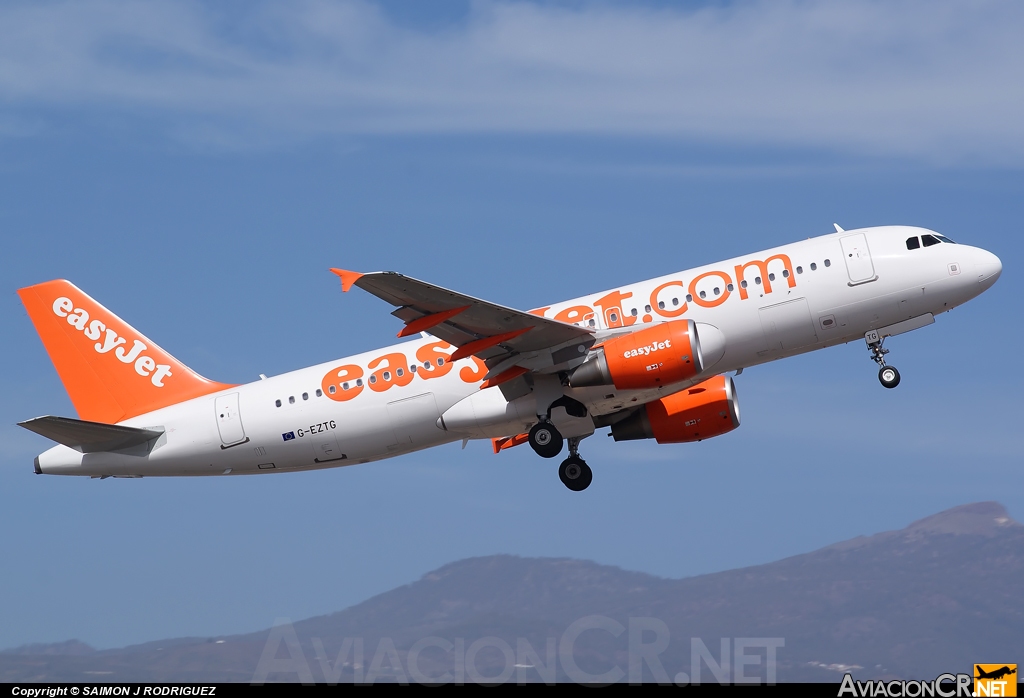 G-EZTG - Airbus A320-214 - EasyJet Airline