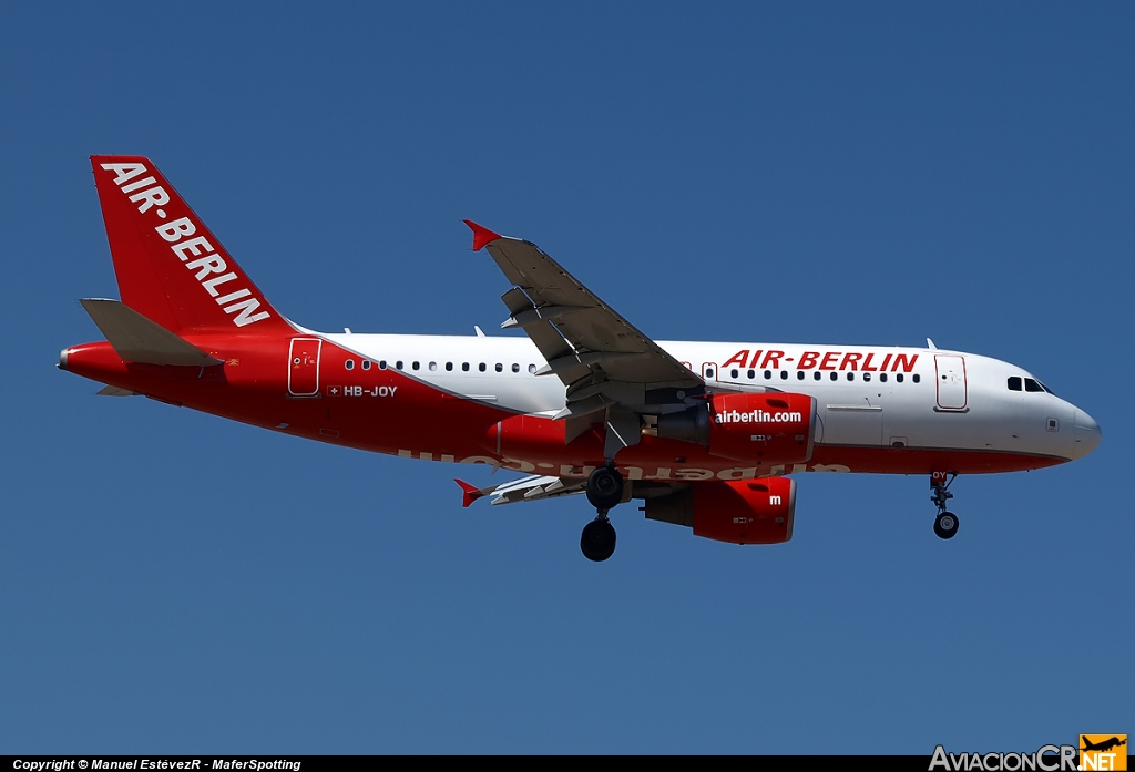 HB-JOY - Airbus A319-112 - Air Berlin