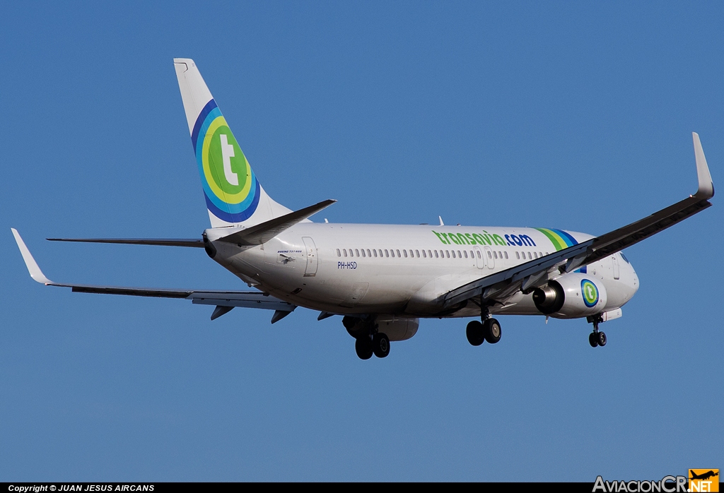 PH-HSD - Boeing 737-8K2 - Transavia Airlines