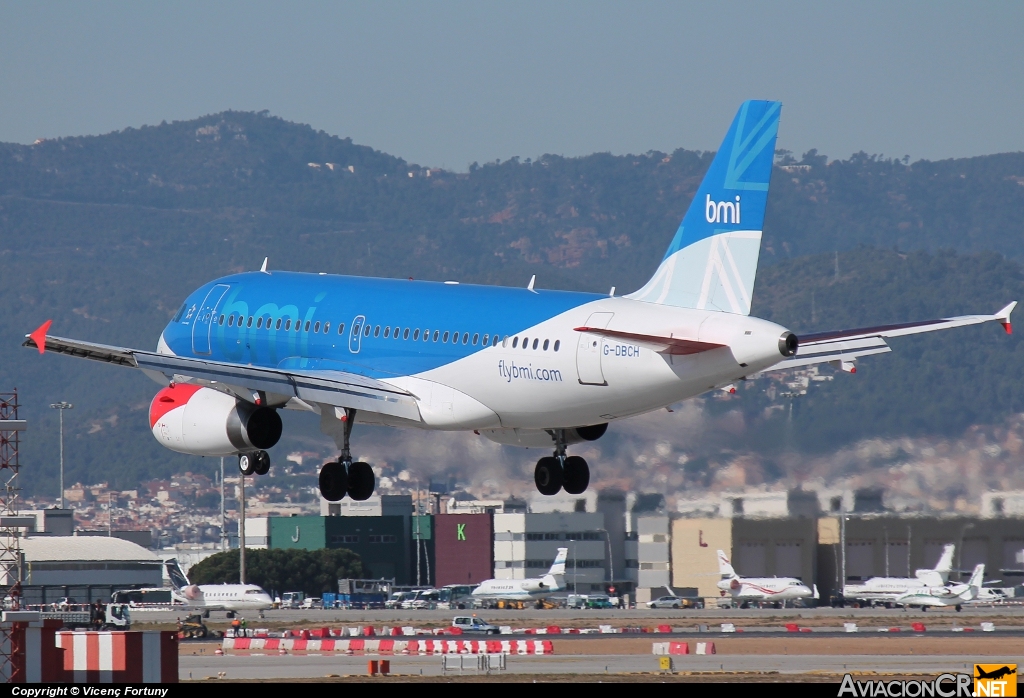 G-DBCH - Airbus A319-131 - BMI British Midland
