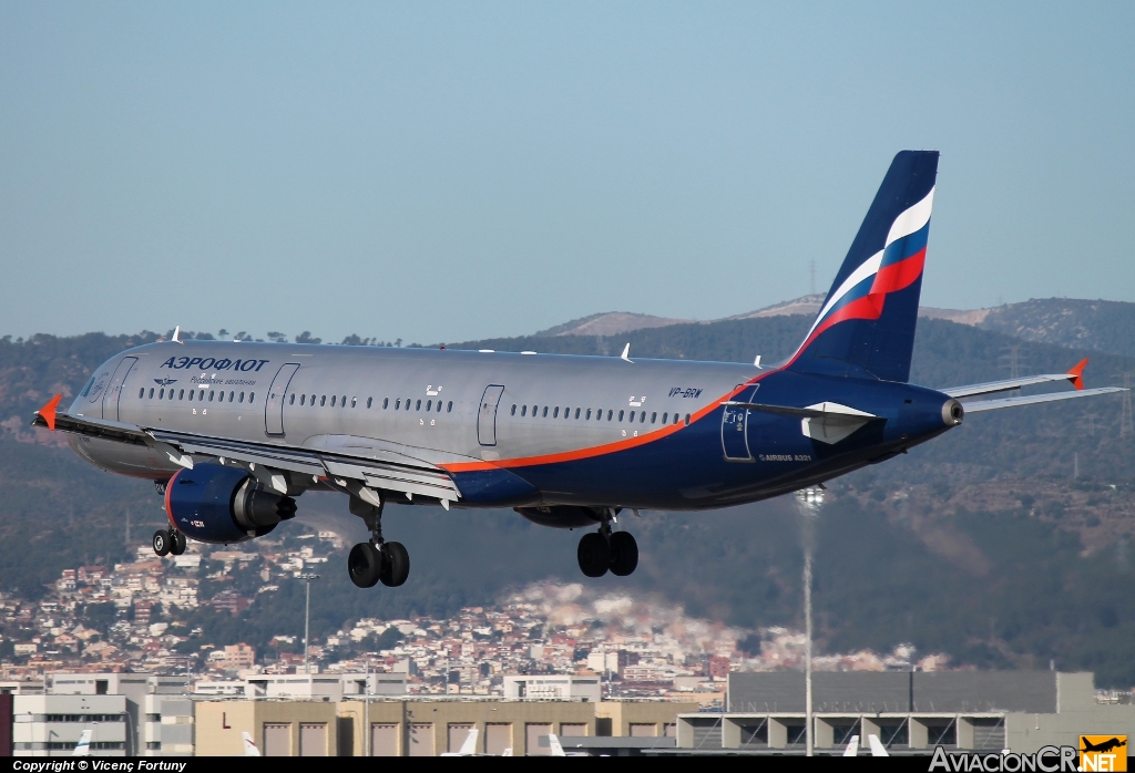 VP-BRW - Airbus A321-211 - Aeroflot