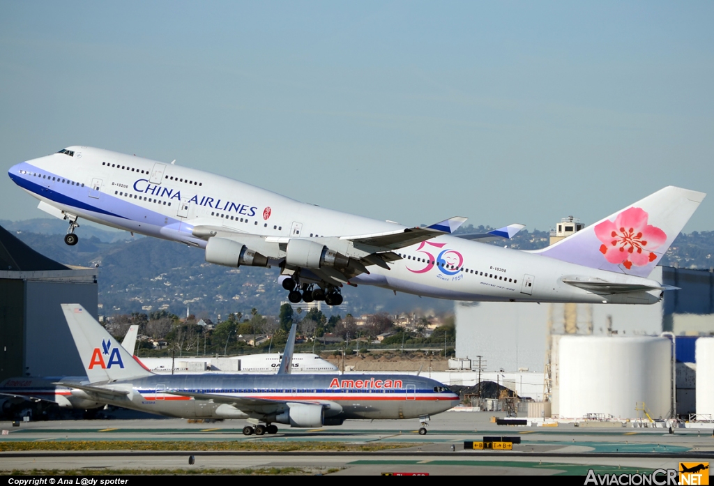 B-18208 - Boeing 747-409 - China Airlines