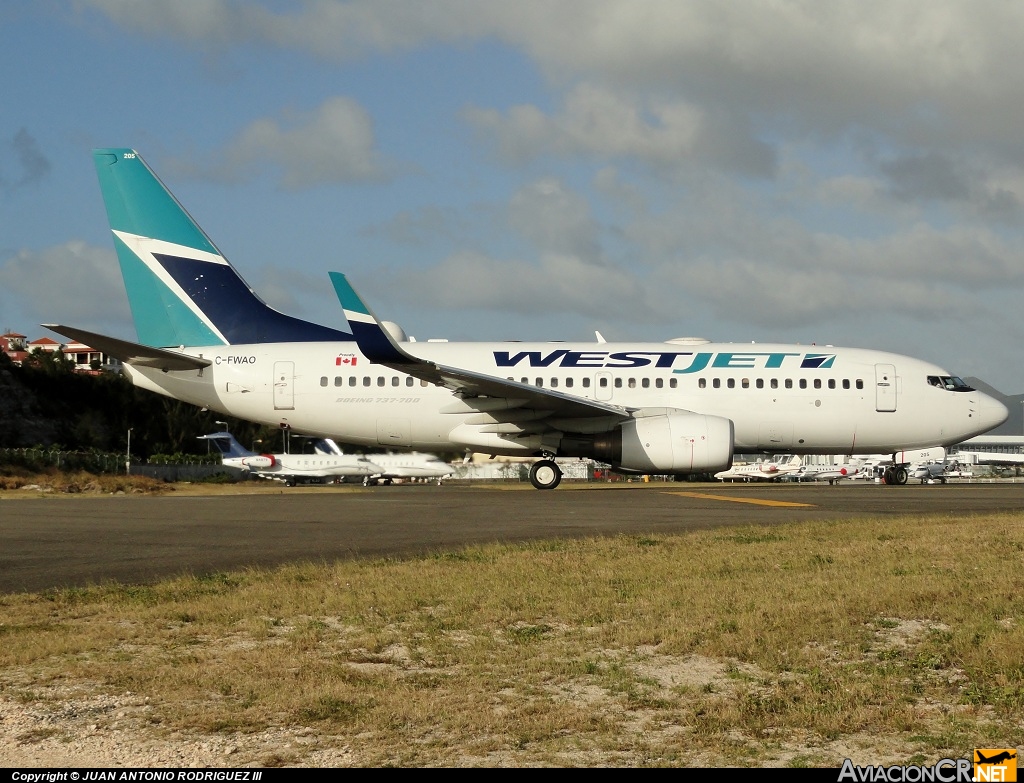 C-FWAO - Boeing 737-7CT - Westjet
