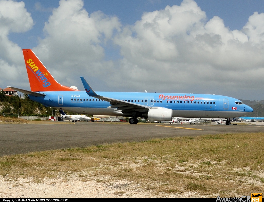 C-FUAA - Boeing 737-8BK - Sunwing Airlines