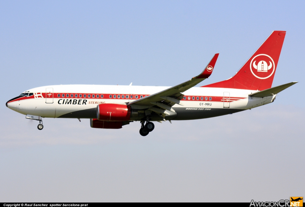 OY-MRU - Boeing 737-73S - Cimber Sterling Airlines