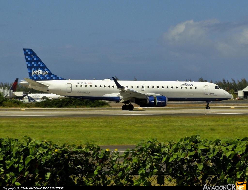 N187JB - Embraer 190-100IGW - jetBlue Airways
