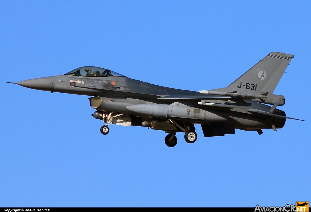 J-631 - General Dynamics F-16AM Fighting Falcon - Fuerza aérea Holandesa