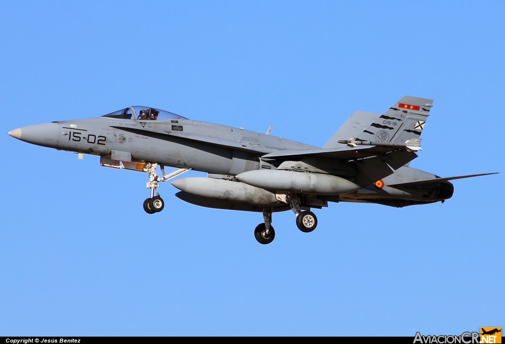C.15-15 - McDonnell Douglas F/A-18 Hornet - Fuerza Aérea Espanola