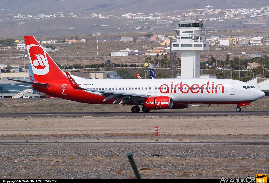 D-ABKM - Boeing 737-86J - Air Berlin